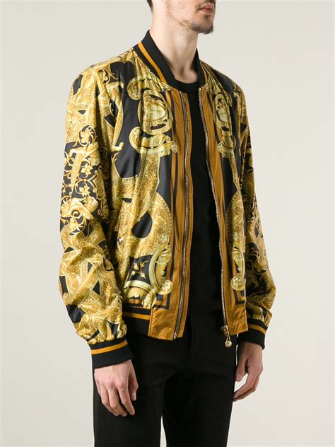 versace bomber jacket mens|versace bomber jacket women's.